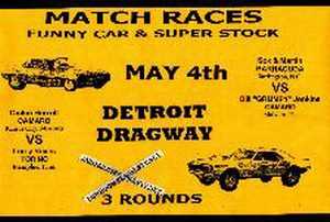 Detroit Dragway - Poster (newer photo)
